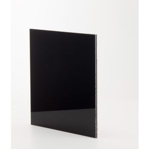 3mm Black Aluminium Composite Sample 150 X 150mm