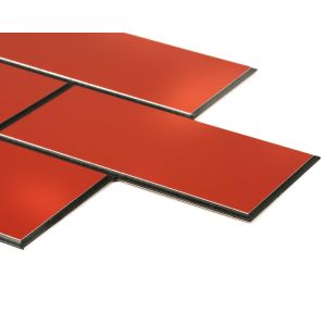 3mm Red Effect Splashback Cut To Size