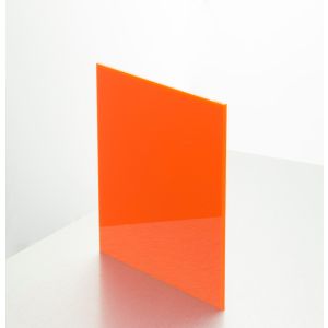 3mm Orange Acrylic Sheet Cut To Size