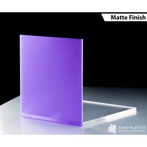 3mm Purple Frosted Sample 150 X 150mm