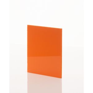 2.5mm Orange Interior PVC Cladding Sample