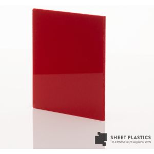 2.5mm Red Interior PVC Cladding Sample